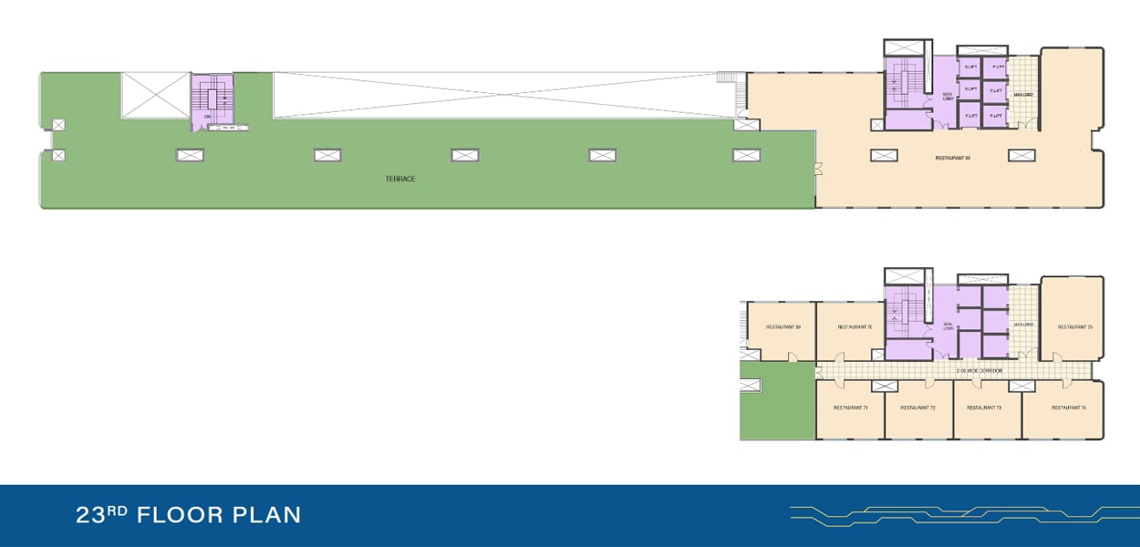 23rd Floor Plan